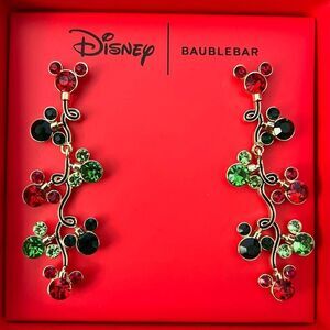 Disney x Bauble Bar Mickey Mouse Christmas Lights Earrings